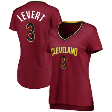 Cleveland Cavaliers Caris LeVert Wine Jersey - Icon Edition - Women's Fast Break