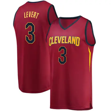 Cleveland Cavaliers Caris LeVert Wine Jersey - Iconic Edition - Youth Fast Break