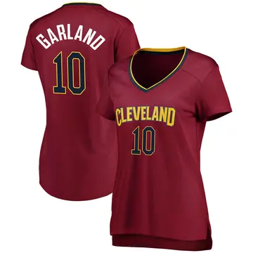 Cleveland Cavaliers Darius Garland Wine Jersey - Icon Edition - Women's Fast Break