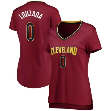 Cleveland Cavaliers Didi Louzada Wine Jersey - Icon Edition - Women's Fast Break