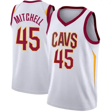 Cleveland Cavaliers Donovan Mitchell Jersey - Association Edition - Youth Swingman White