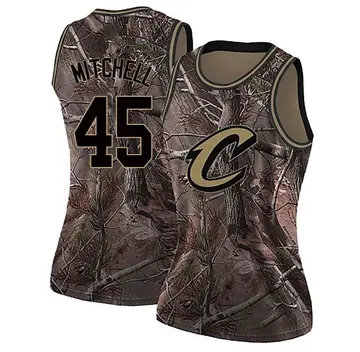 Cleveland Cavaliers Donovan Mitchell Realtree Collection Jersey - Women's Swingman Camo