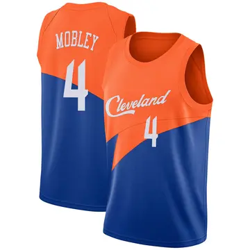 Cleveland Cavaliers Evan Mobley 2018/19 Jersey - City Edition - Men's Swingman Blue