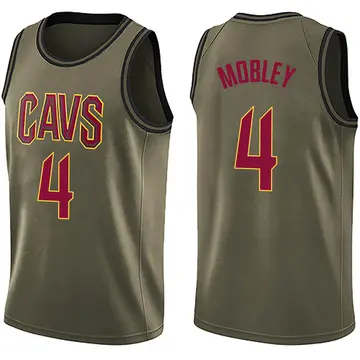 Cleveland Cavaliers Evan Mobley Salute to Service Jersey - Youth Swingman Green