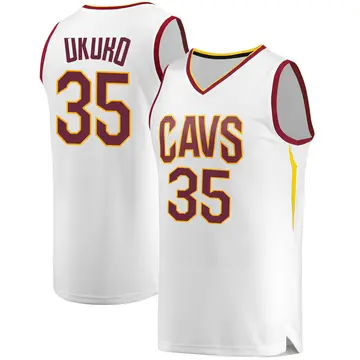Cleveland Cavaliers Isaac Okoro Jersey - Association Edition - Youth Fast Break White