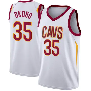 Cleveland Cavaliers Isaac Okoro Jersey - Association Edition - Youth Swingman White