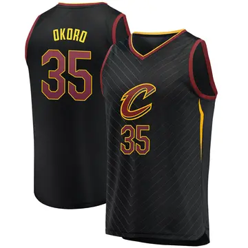 Cleveland Cavaliers Isaac Okoro Jersey - Statement Edition - Youth Fast Break Black