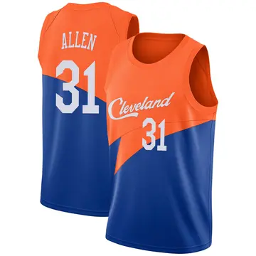 Cleveland Cavaliers Jarrett Allen 2018/19 Jersey - City Edition - Youth Swingman Blue