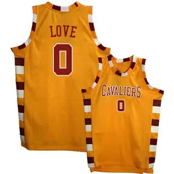 Cleveland Cavaliers Kevin Love Throwback Classic 2016 The Finals Patch Jersey - Men's Authentic Gold