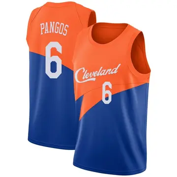 Cleveland Cavaliers Kevin Pangos 2018/19 Jersey - City Edition - Youth Swingman Blue