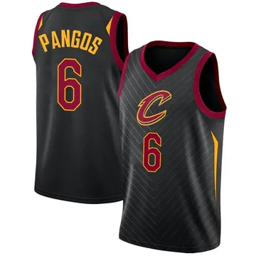 Cleveland Cavaliers Kevin Pangos Jersey - Statement Edition - Youth Swingman Black