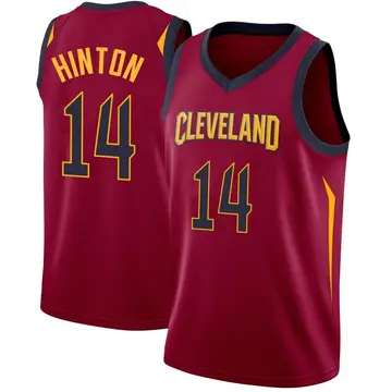 Cleveland Cavaliers Nate Hinton Maroon Jersey - Icon Edition - Men's Swingman