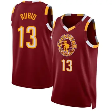 Cleveland Cavaliers Ricky Rubio Wine 2021/22 City Edition Jersey - Youth Swingman